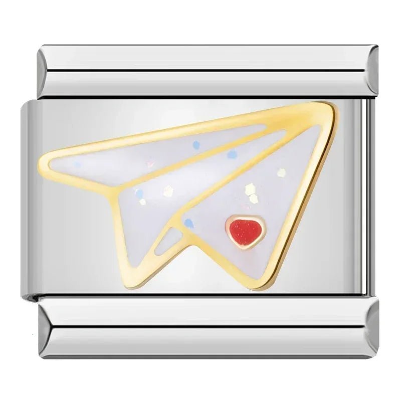 Charm Aviรณn de papel - Italian Charms