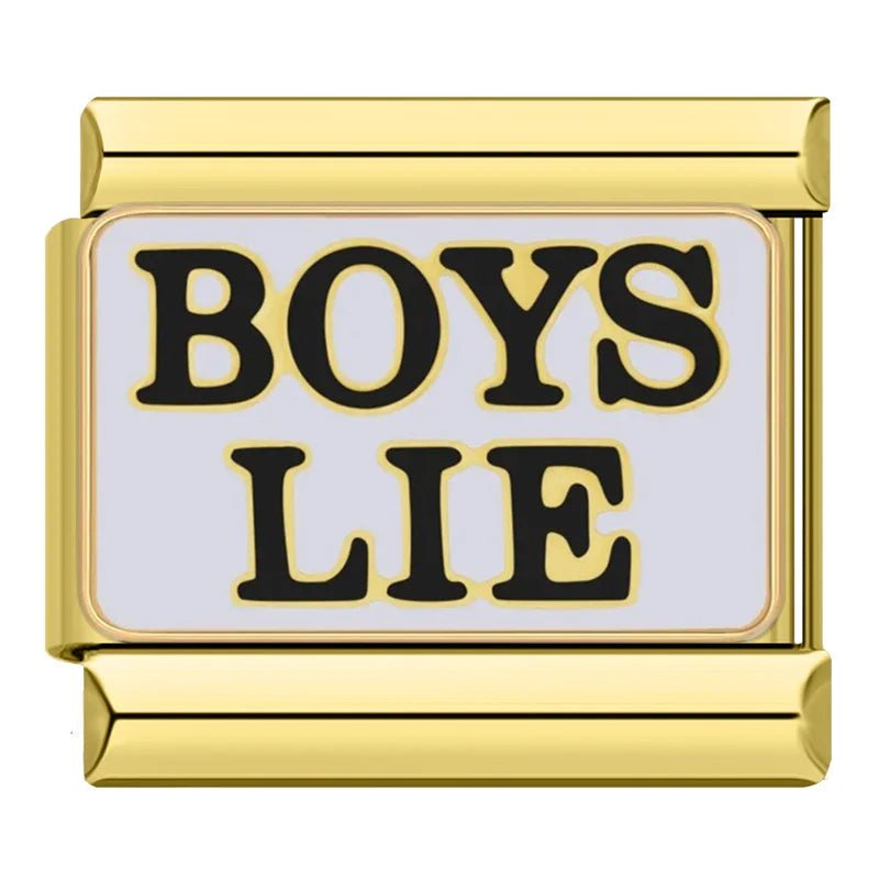 Charm Boys Lie - Italian Charms