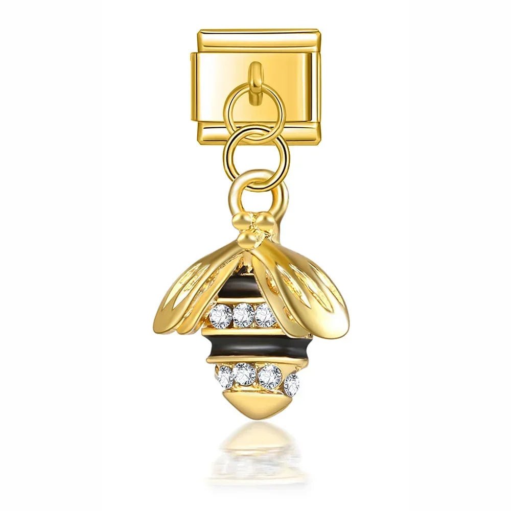 Charm Colgante abeja dorada - Italian Charms