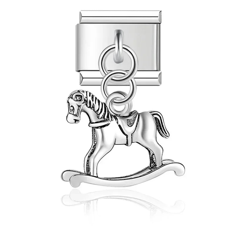 Charm Colgante caballo - Italian Charms