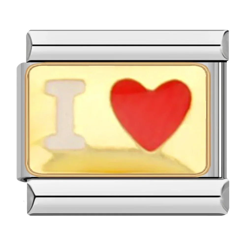 Charm Corazón Amor - Italian Charms