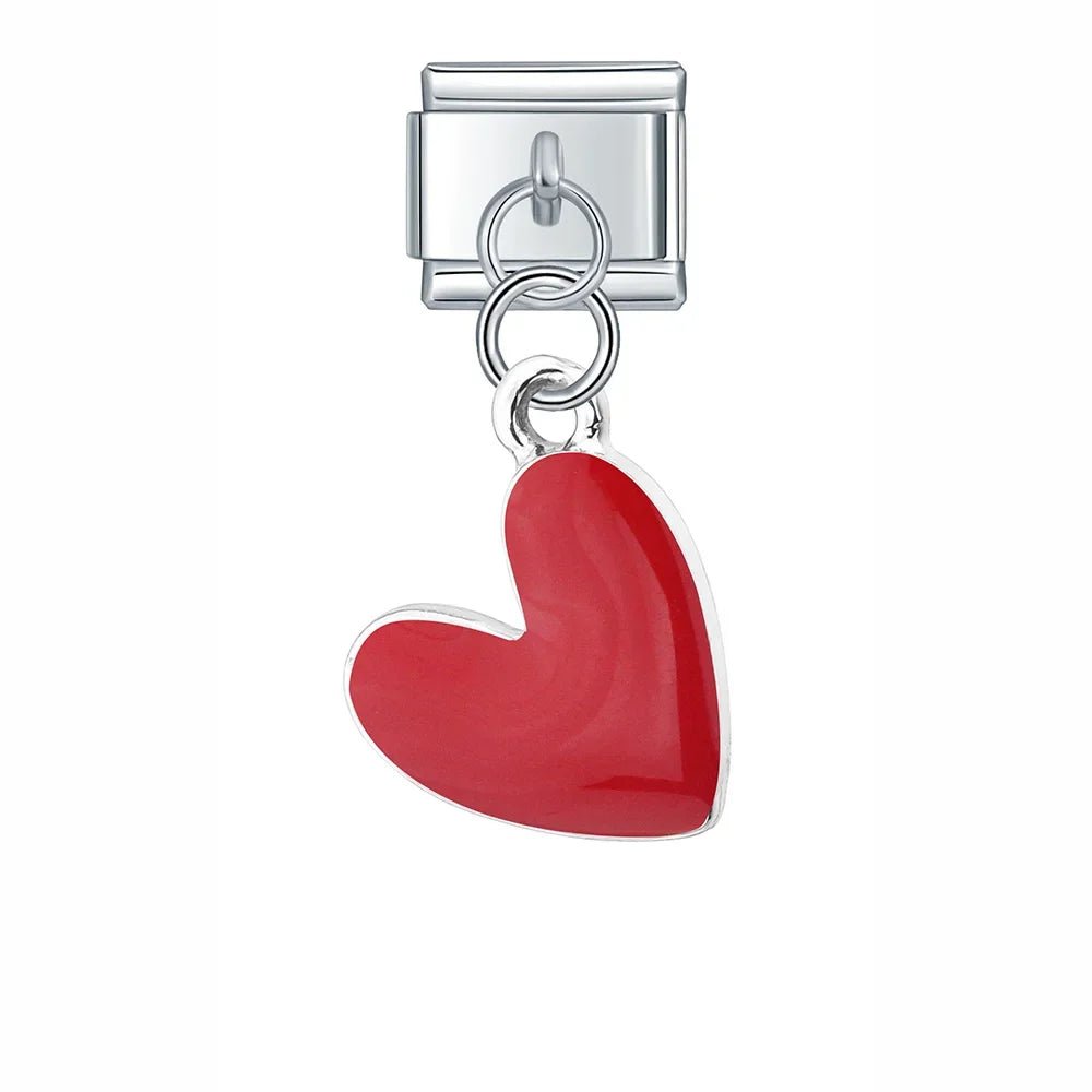 Charm CorazΓ³n rojo - Italian Charms