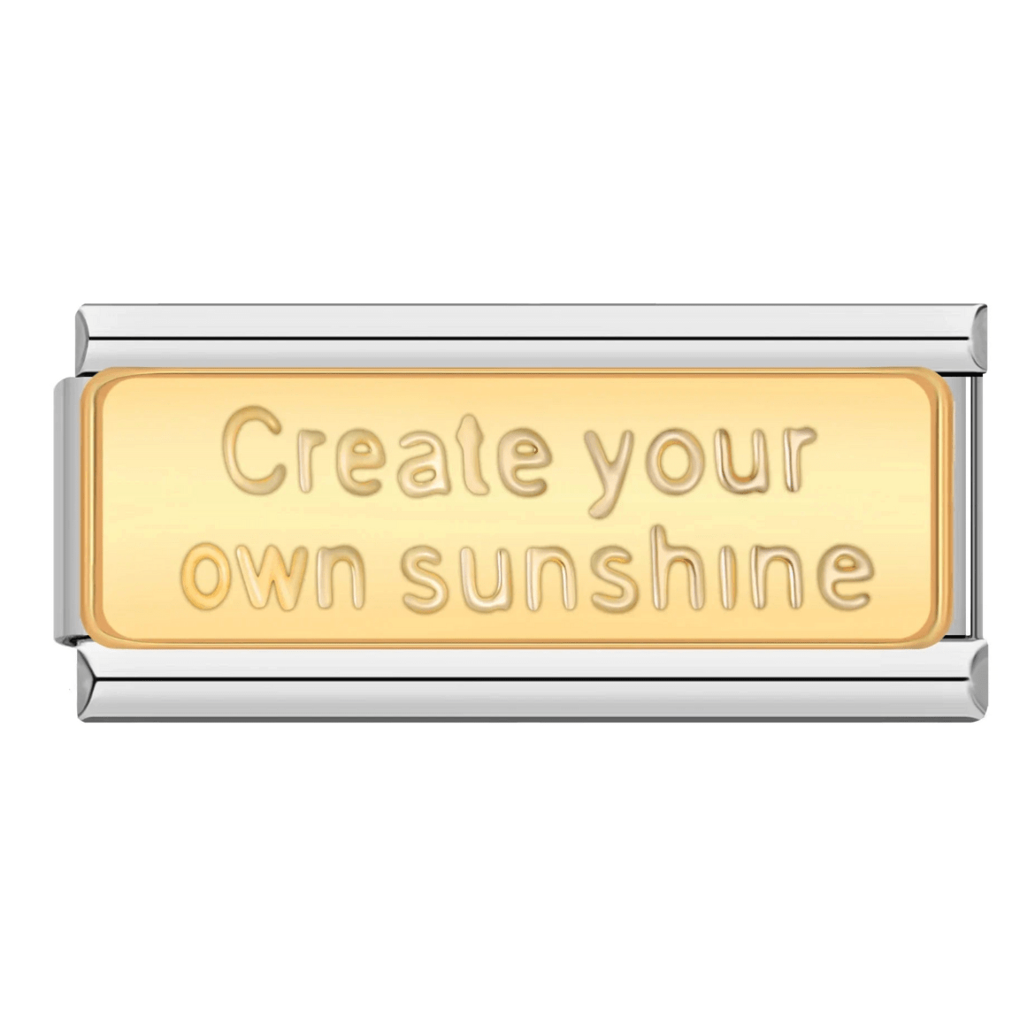 Charm Doble Create your sunshine - Italian Charms