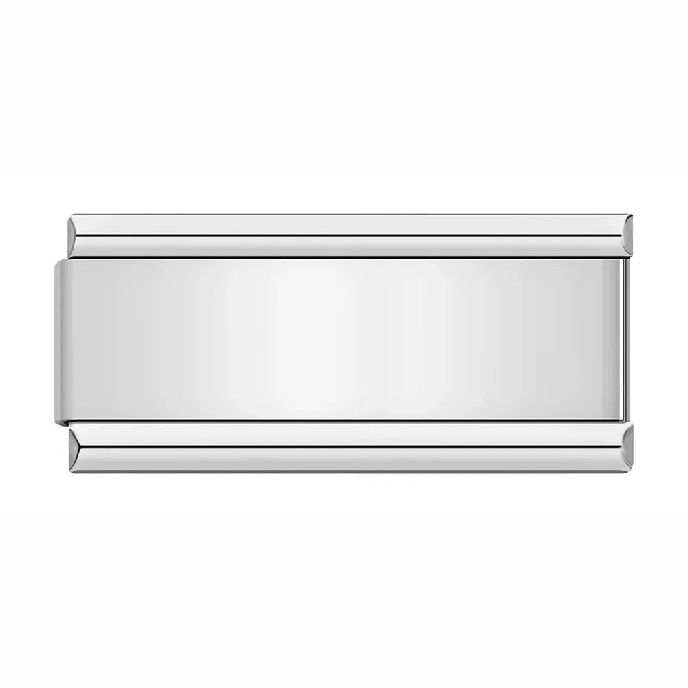 Charm Doble Plateado - Italian Charms