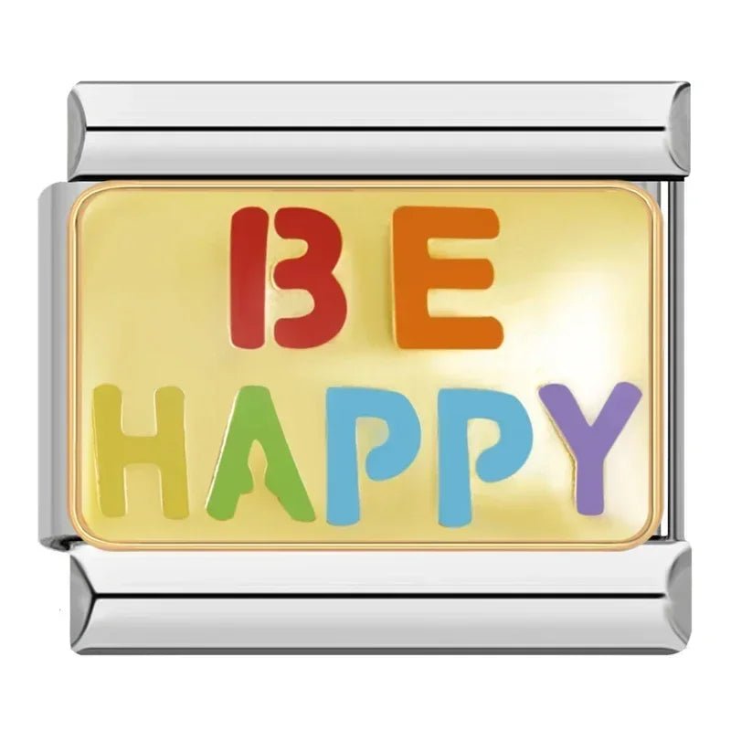 Charm Happy se feliz - Italian Charms