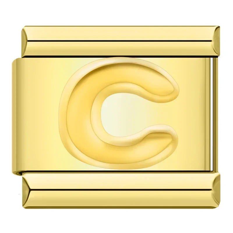 Charm Letra C - Italian Charms