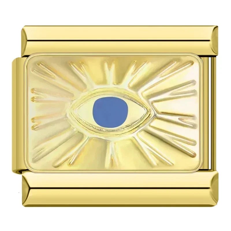 Charm Ojo dorado - Italian Charms