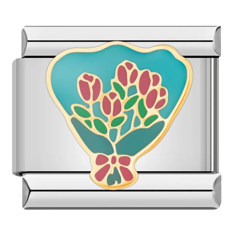 Charm Ramo de Tulipanes - Italian Charms