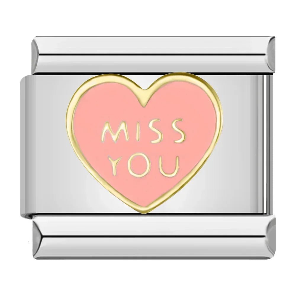 Charm Te extraño - Italian Charms