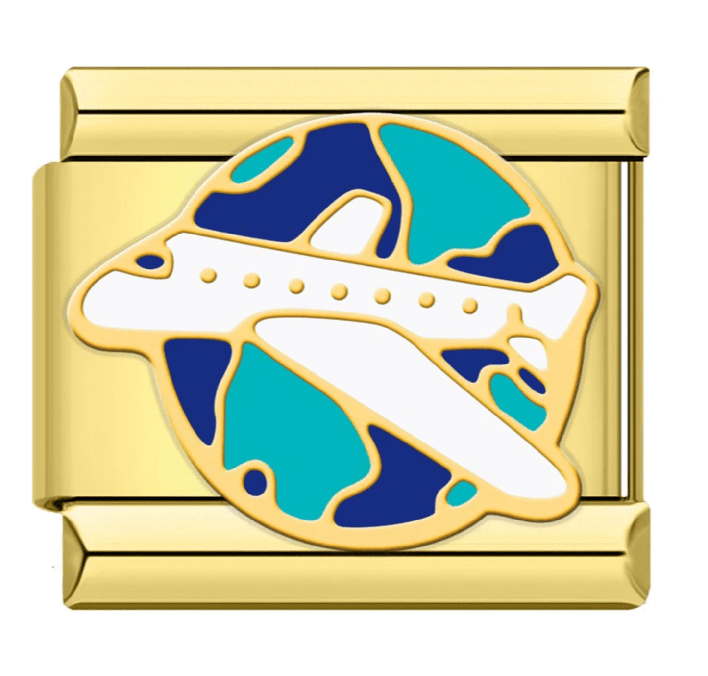 Charm Viaje Aviรณn - Italian Charms