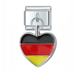 Charm Alemania Corazón - Italian Charms