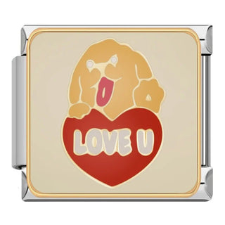 Charm Amor Perro - Italian Charms