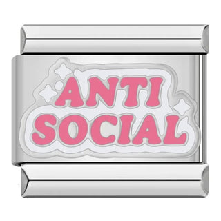 Charm anti social - Italian Charms