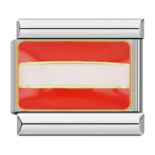 Charm Bandera de Austria - Italian Charms