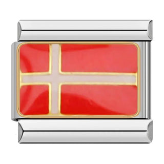 Charm Bandera de Dinamarca - Italian Charms