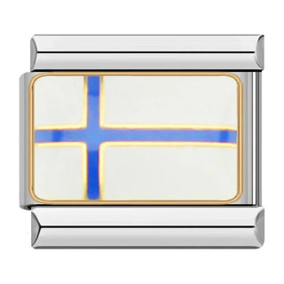 Charm Bandera de Finlandia - Italian Charms