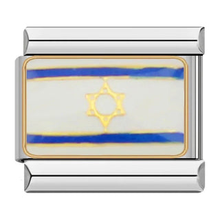 Charm Bandera de Israel - Italian Charms