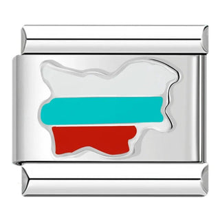 Charm Bandera de Luxemburgo - Italian Charms