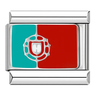 Charm Bandera de Portugal - Italian Charms