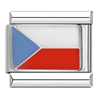 Charm Bandera de República Checa - Italian Charms