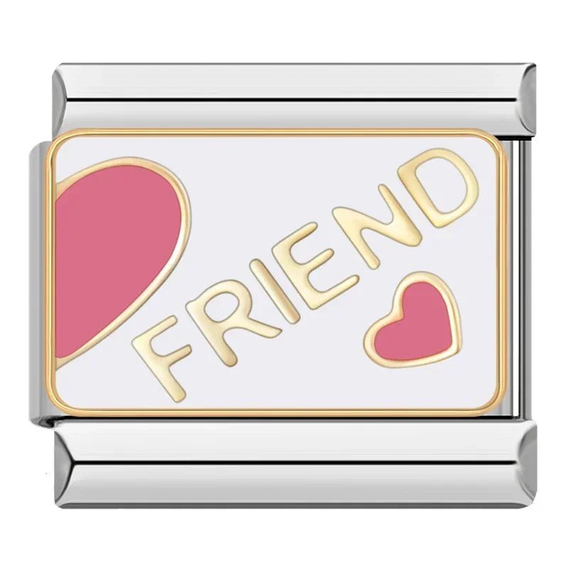 Charm BEST - FRIEND - Italian Charms