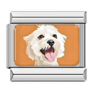 Charm Bichón Maltés - Italian Charms
