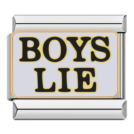 Charm Boys lie - Italian Charms