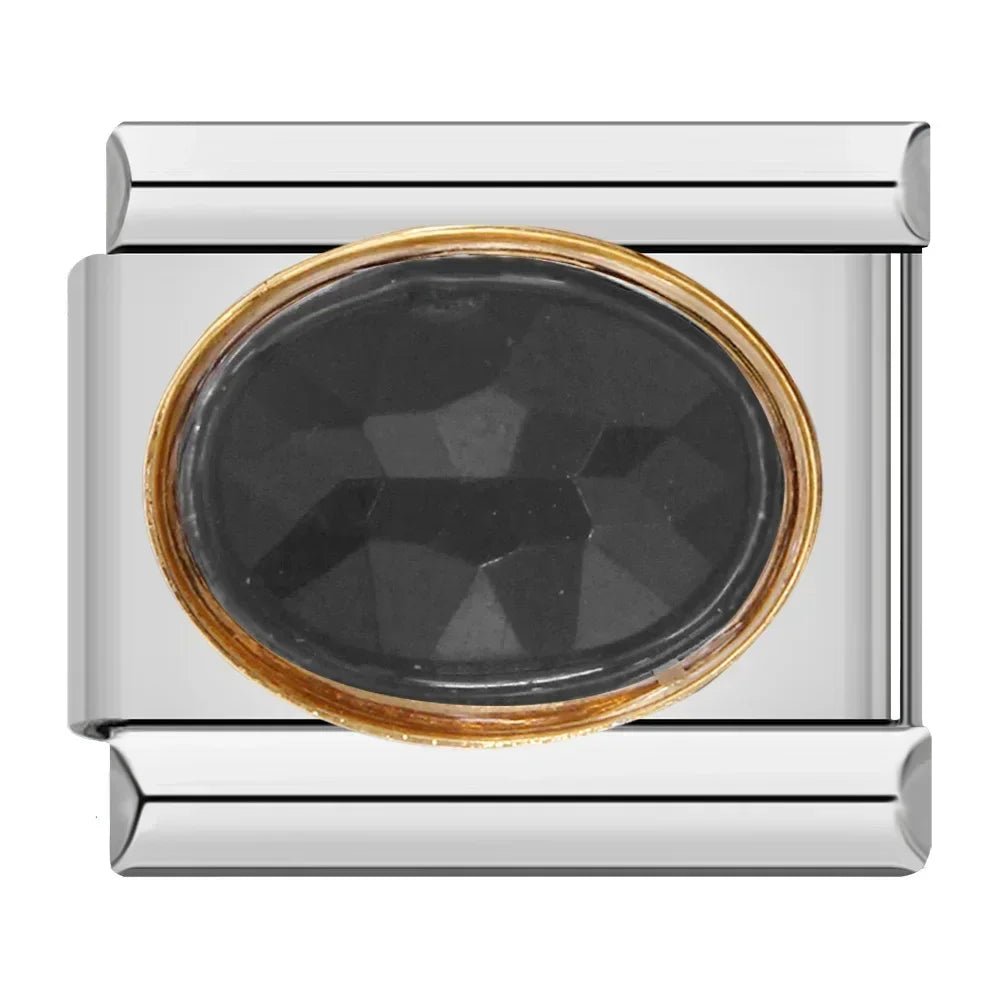 Charm Brillo Negro - Italian Charms