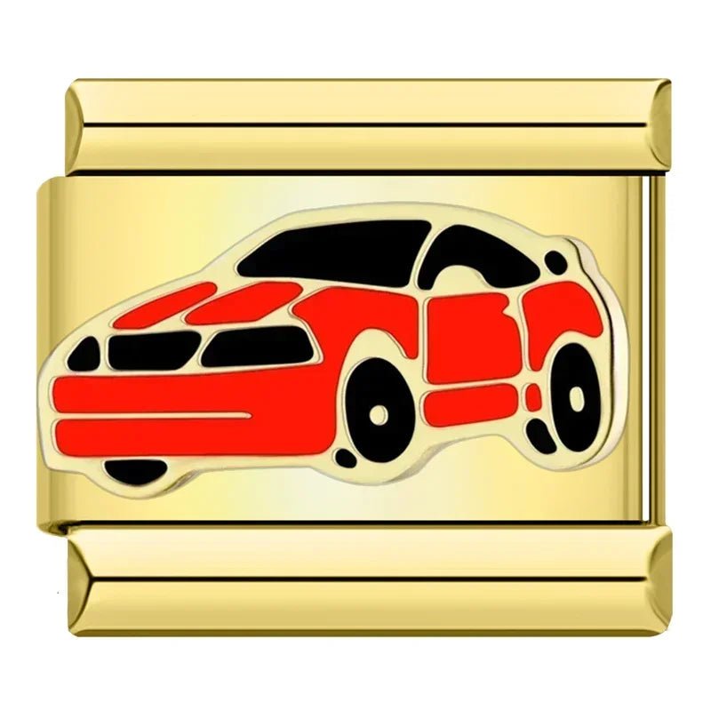 Charm Carro Rojo - Italian Charms