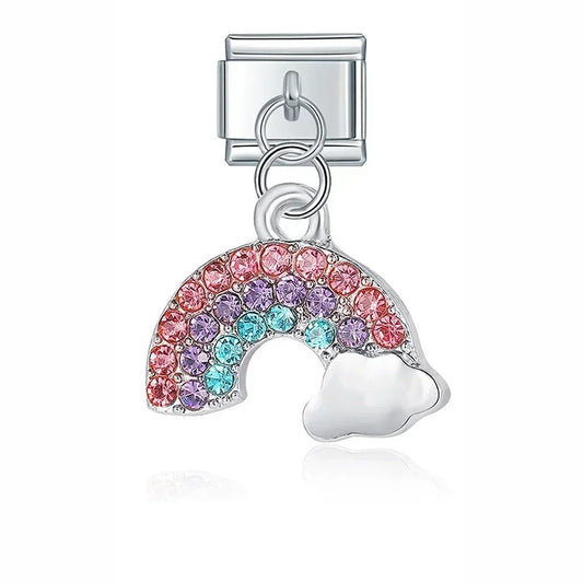 Charm Colgante arcoíris - Italian Charms