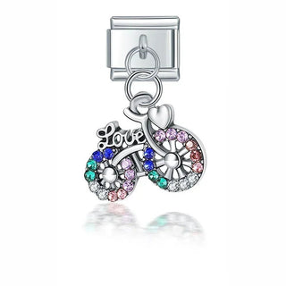 Charm Colgante bicicleta - Italian Charms