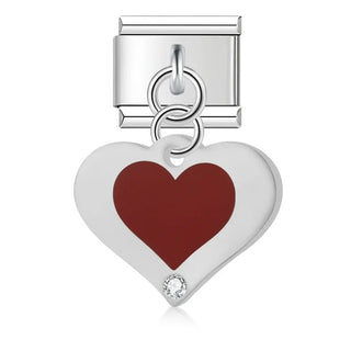 Charm Colgante corazón - Italian Charms