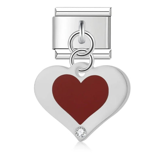 Charm Colgante corazón - Italian Charms
