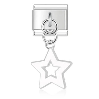 Charm Colgante Estrella plata - Italian Charms