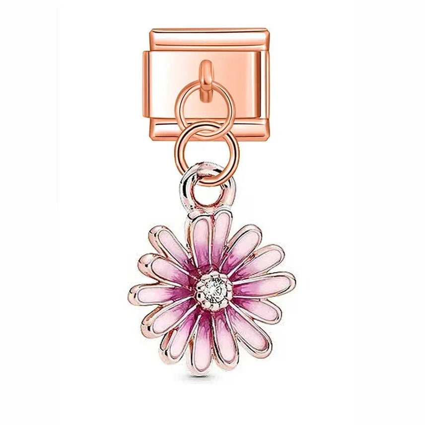 Charm Colgante flor - Italian Charms