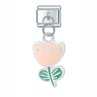 Charm Colgante flor - Italian Charms