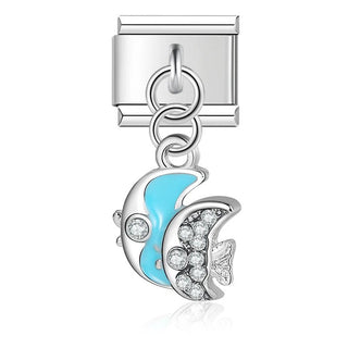 Charm Colgante luna v - Italian Charms