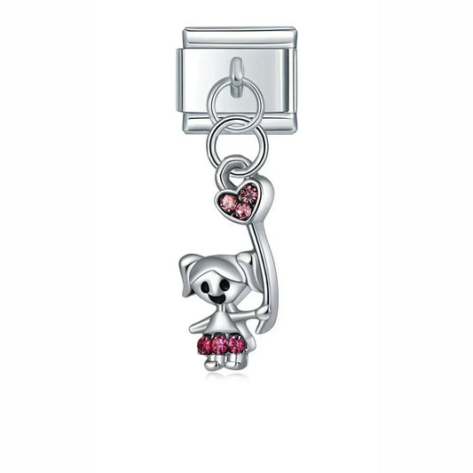 Charm Colgante Niña - Italian Charms