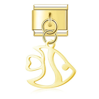 Charm Colgante Pez mar - Italian Charms