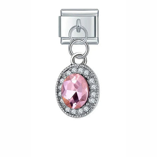Charm Colgante rosa - Italian Charms
