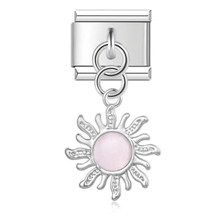 Charm Colgante sol rosa - Italian Charms