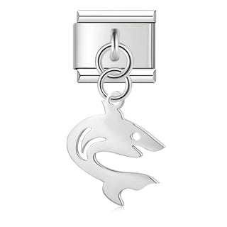 Charm Colgante Tiburon Mar - Italian Charms