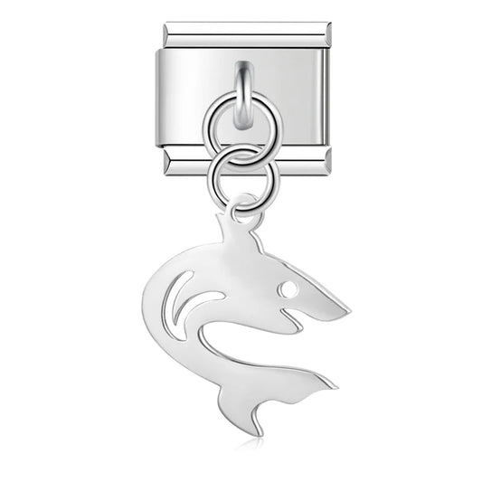Charm Colgante Tiburon Mar - Italian Charms