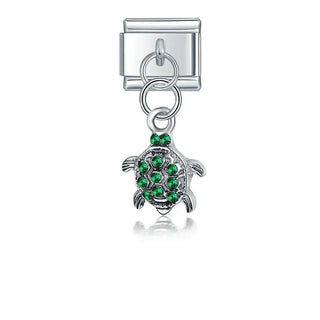 Charm Colgante tortuga verde mar - Italian Charms