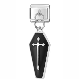 Charm Colgante tumba negra - Italian Charms