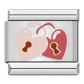 Charm Corazón Candados - Italian Charms