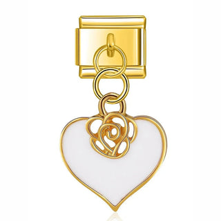 Charm Corazón dorado - Italian Charms