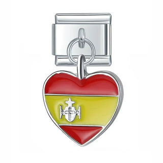Charm Corazón España - Italian Charms