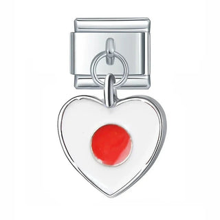 Charm Corazón Japón - Italian Charms