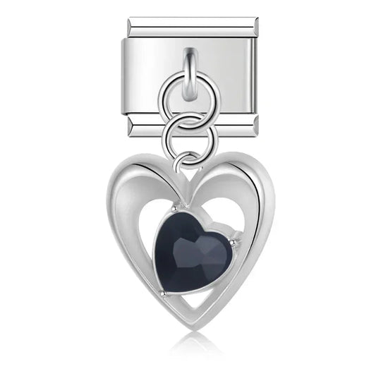 Charm Corazón Nocturno - Italian Charms